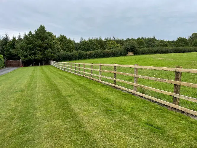 TIMBER POST AND RAIL FENCING: Swipe To View More Images